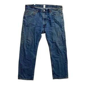 Levi's Jeans Mens 38x29 Blue 505 Regular Fit Straight Leg Medium Wash Denim